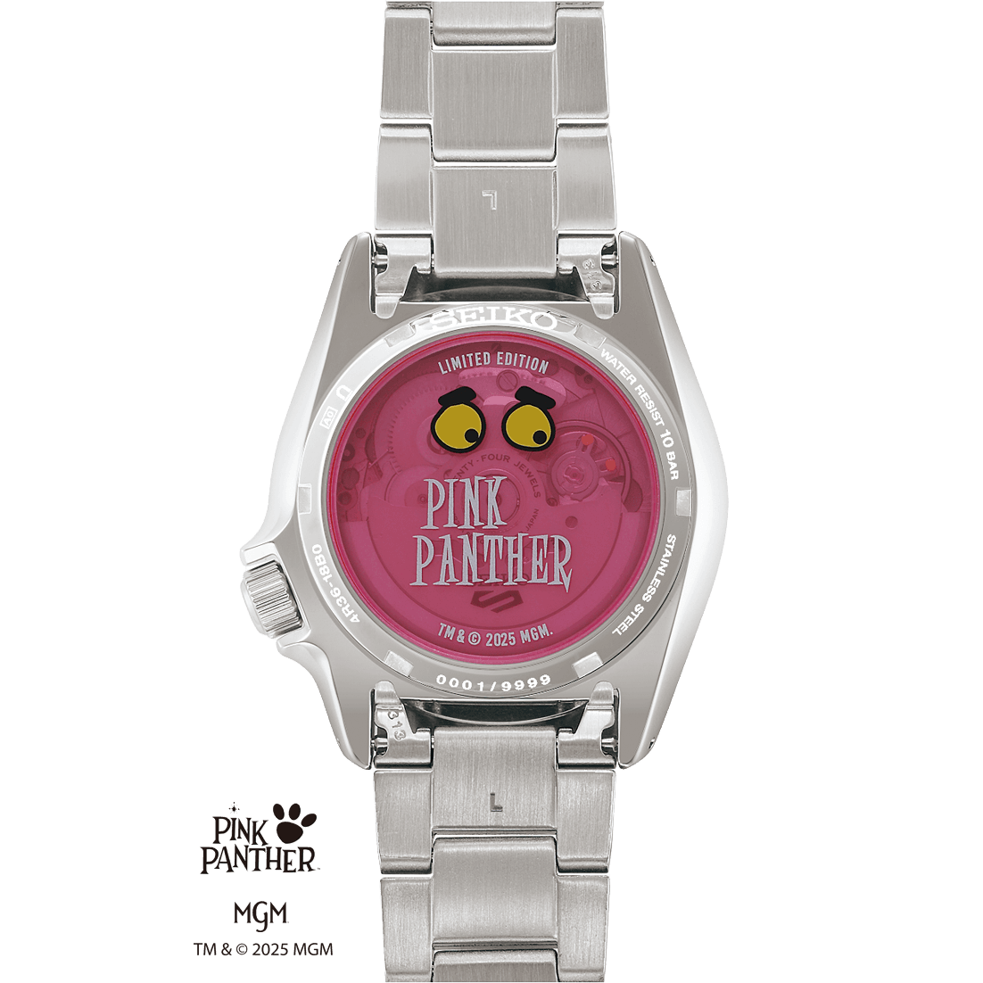 Seiko 5 Sports Pink Panther Limited Edition Watch SRPM07