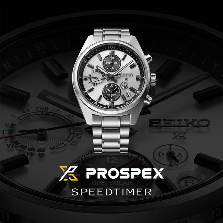 PROSPEX SPEEDTIMER GPS SOLAR DUAL-TIME CHRONOGRAPH SSH165