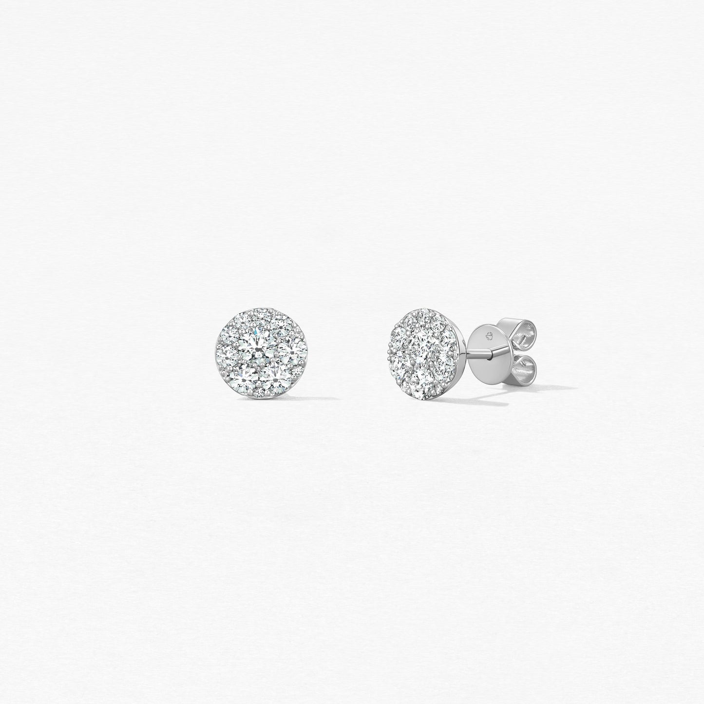 Tessa Diamond Circle Earrings