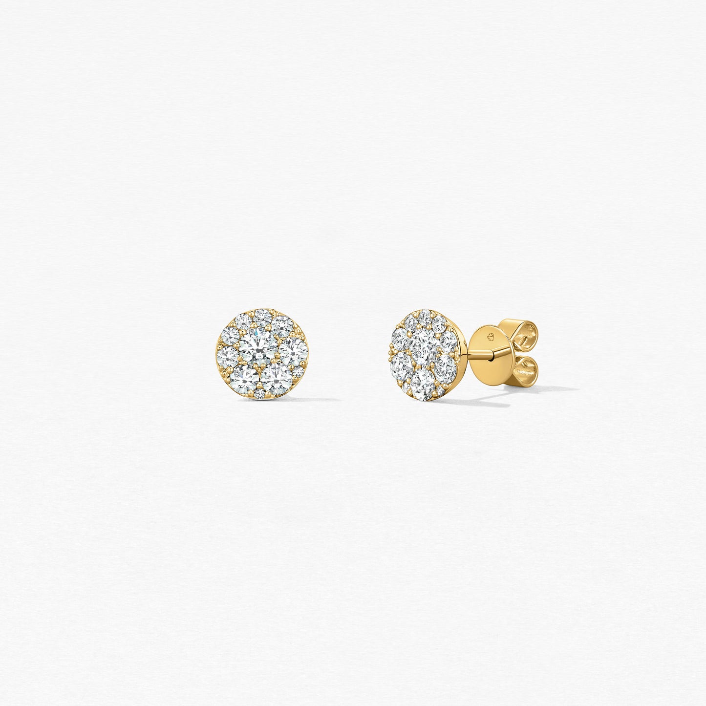 Tessa Diamond Circle Earrings