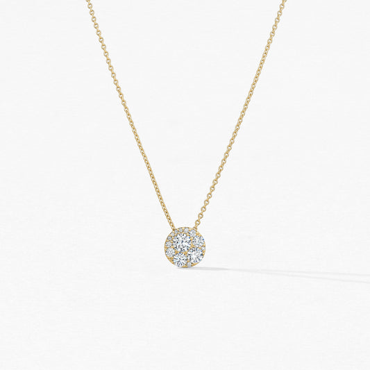Tessa Diamond Circle Pendant