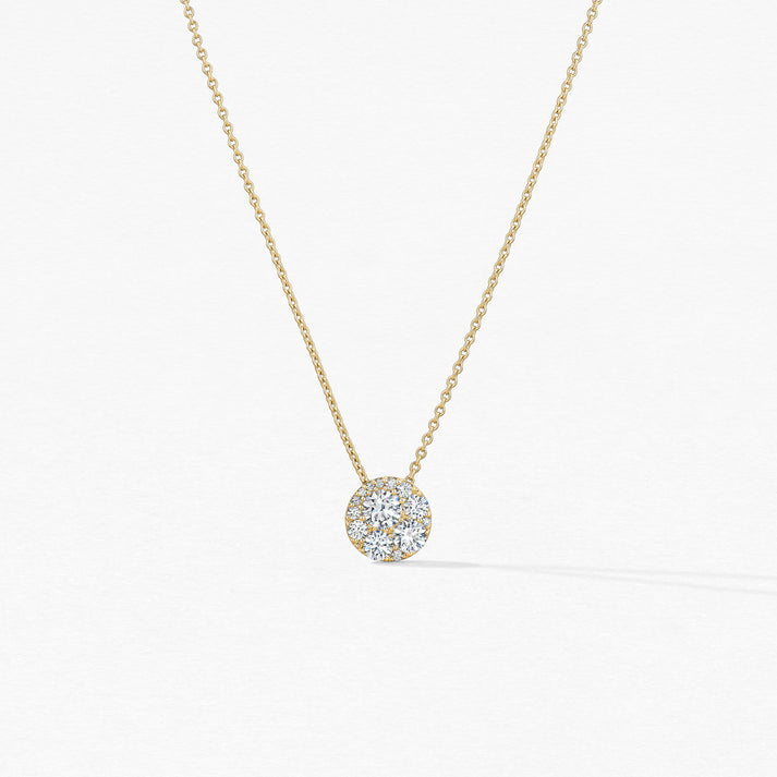 Tessa Diamond Circle Pendant