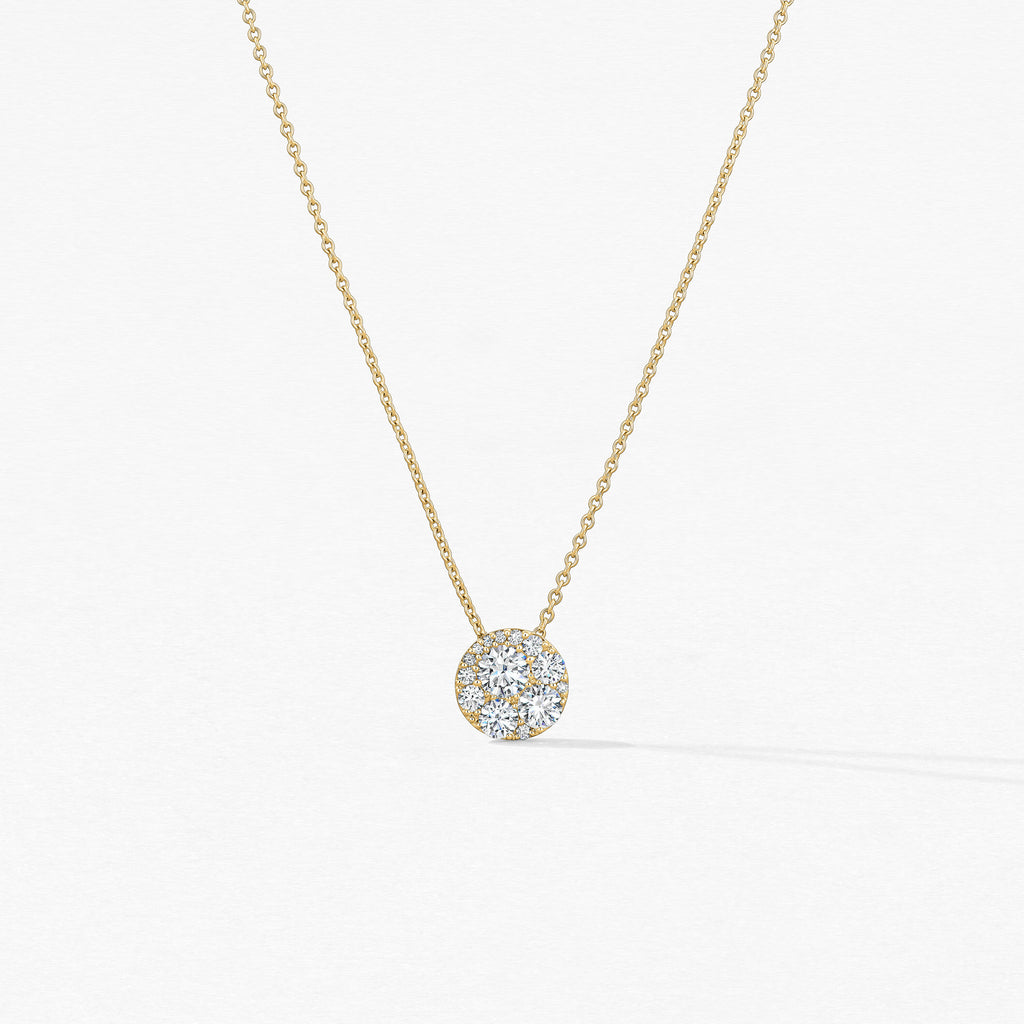 Tessa Diamond Circle Pendant