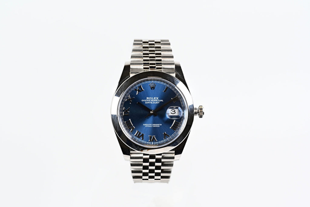 Pre-Owned Rolex Datejust 41 Blue Dial – Dejaun Jewelers
