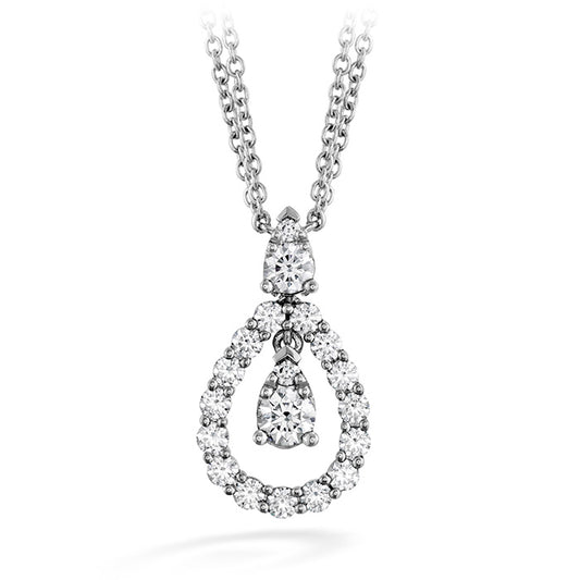 AERIAL DIAMOND DROP NECKLACE HFNADD00858W