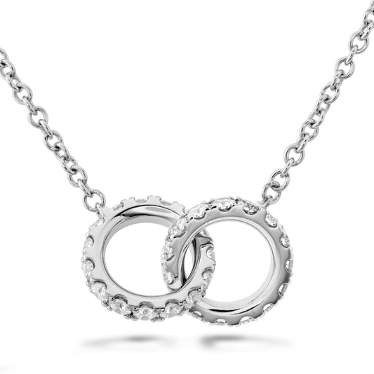 HOF CLASSIC DIAMOND INTERLOCKING PENDANT HFPCINTC00338P