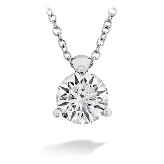 HOF CLASSIC 3 PRONG SOLITAIRE PENDANT HFPHCLA3P00258W