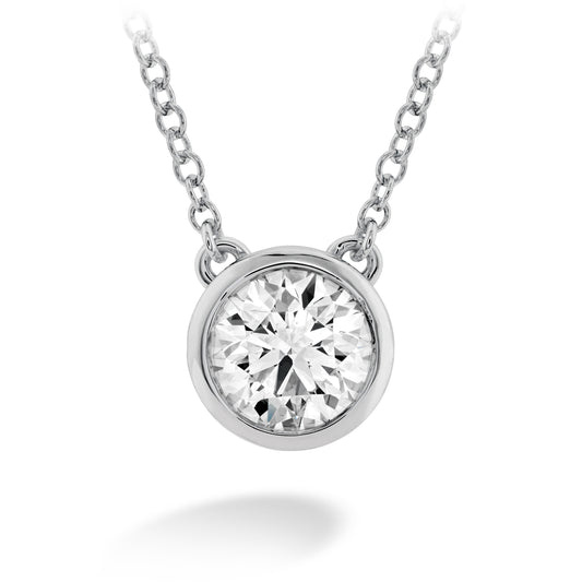 HOF CLASSIC BEZEL SOLITAIRE PENDANT HFPHCLABZ00258W