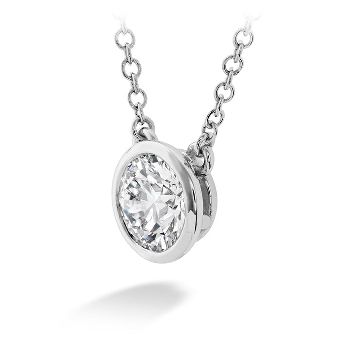 HOF CLASSIC BEZEL SOLITAIRE PENDANT HFPHCLABZ00258W