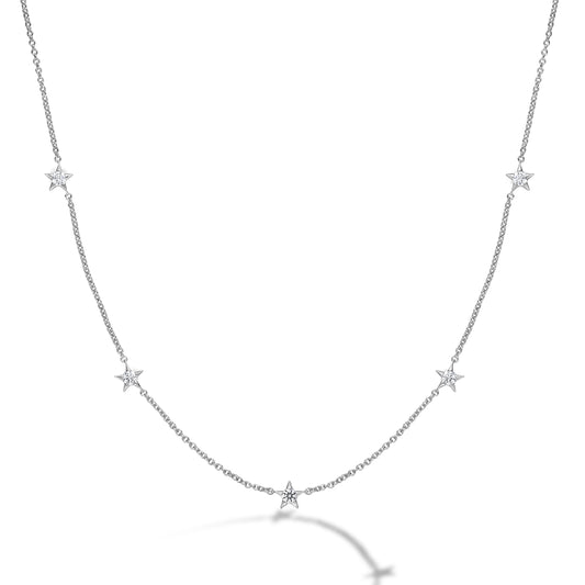 ILLA 5 STATION NECKLACE HFNILL24388W-18