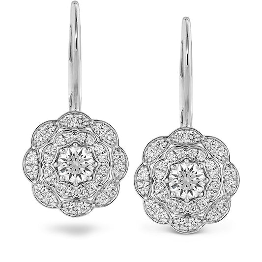 LORELEI DOUBLE HALO DIAMOND DROP EARRINGS HFELORDBLDH00718W