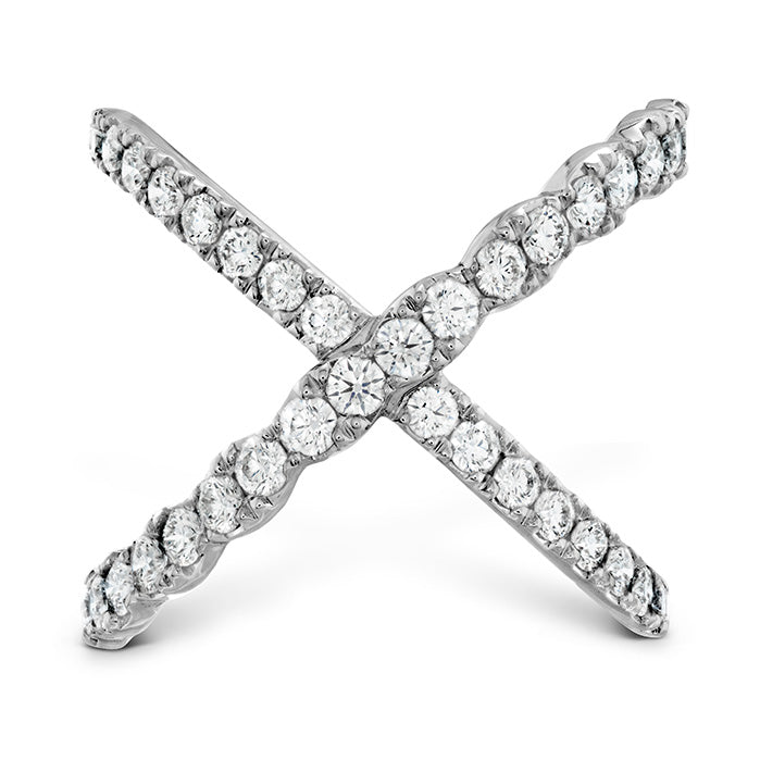 LORELEI DIAMOND CRISS CROSS RING HFRDLORCC01008W - Dejaun Jewelers