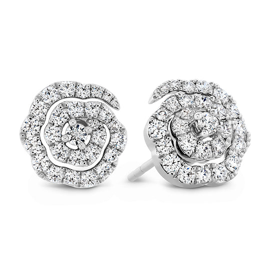 LORELEI DIAMOND FLORAL EARRINGS - SMALL HFELORDF00588W