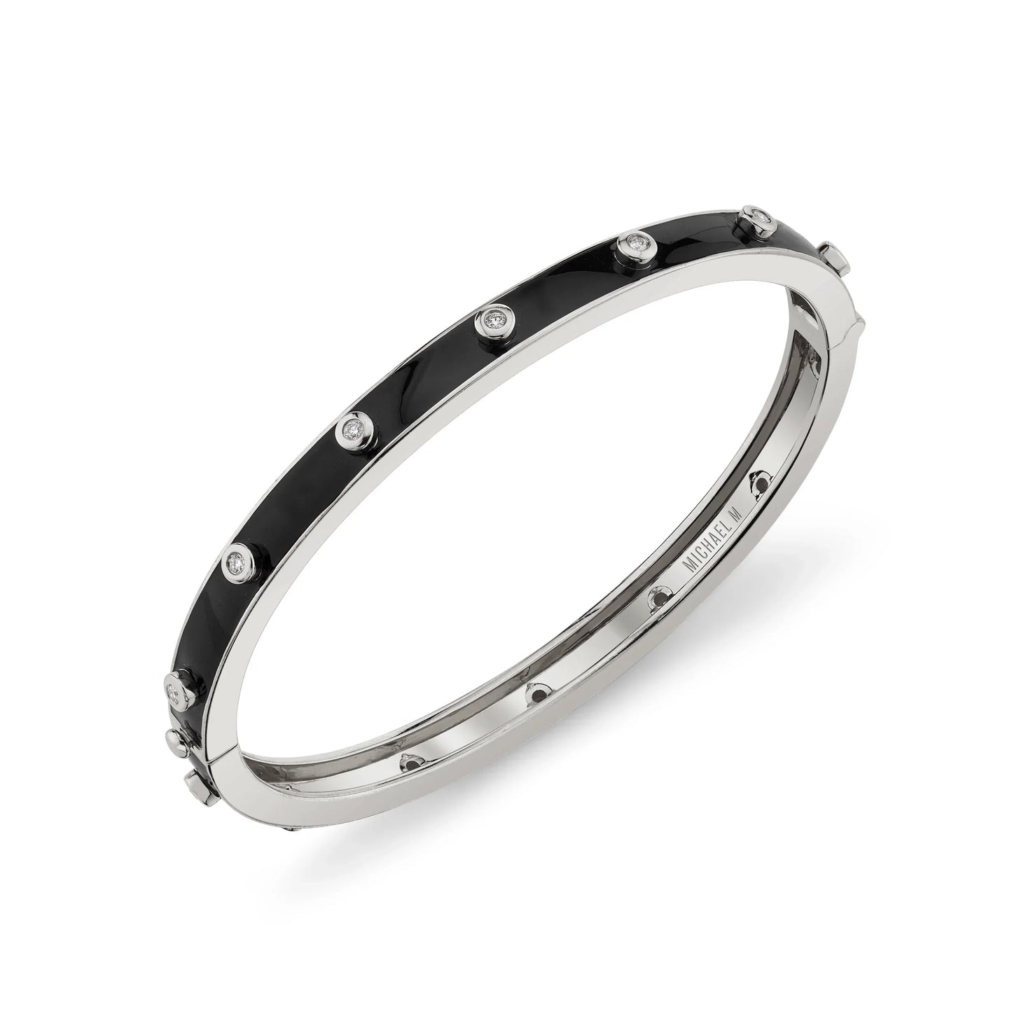 MICHAEL M Chroma Extruded Bezel Bangle BR485