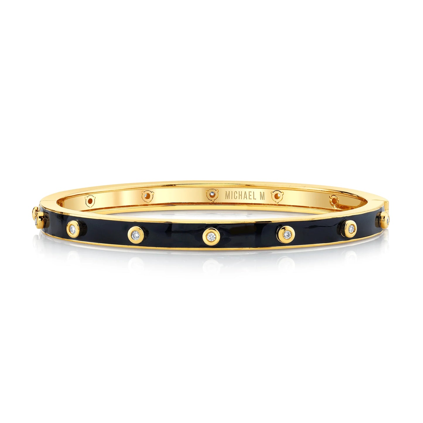 MICHAEL M Chroma Extruded Bezel Bangle BR485