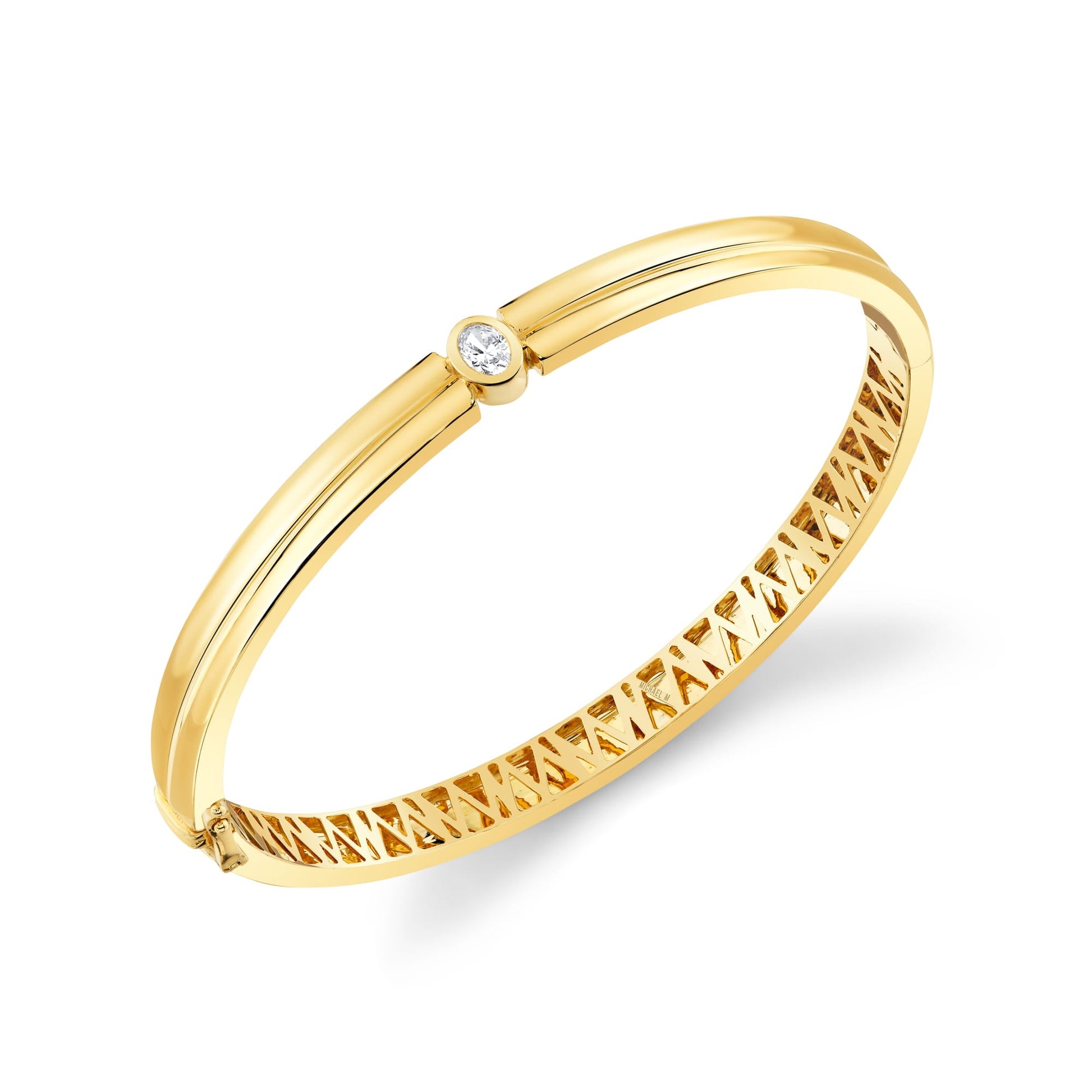 Orb Oval Split Bangle