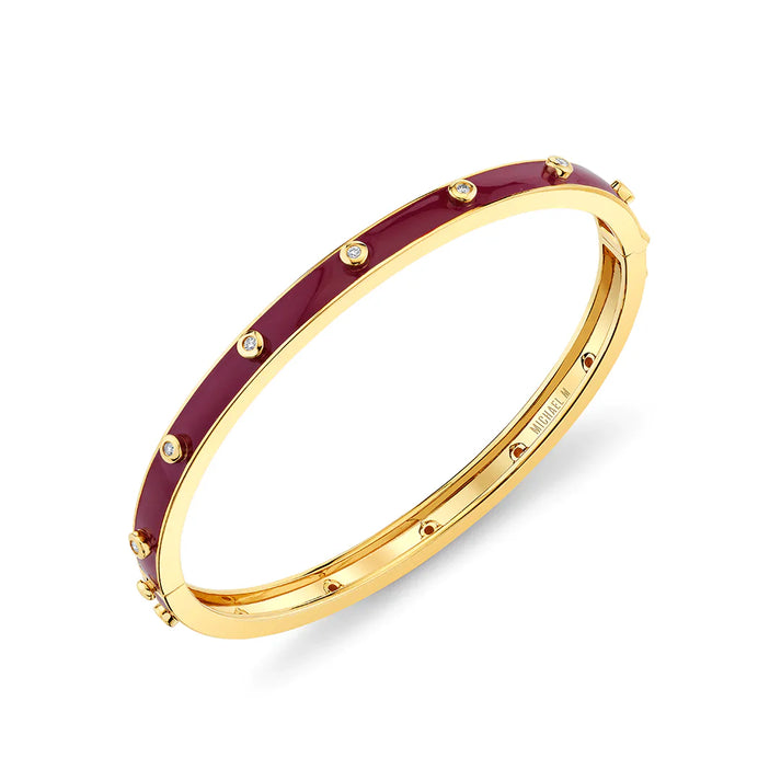 MICHAEL M Chroma Extruded Bezel Bangle BR485