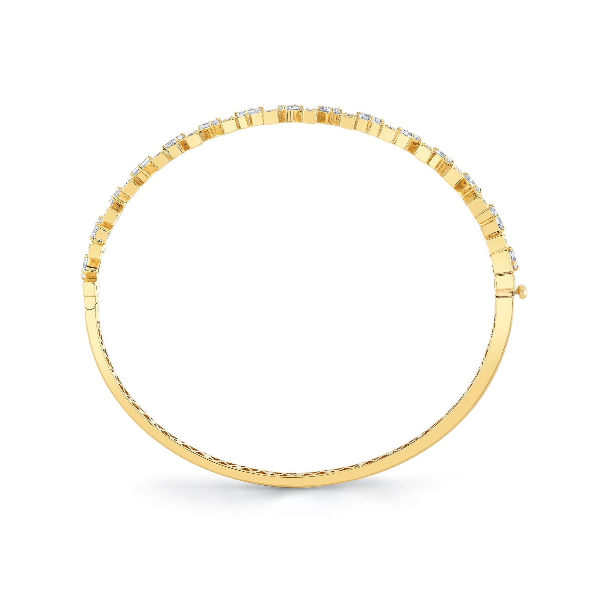 Montage Mixed-Cut Pavé Bar Bangle