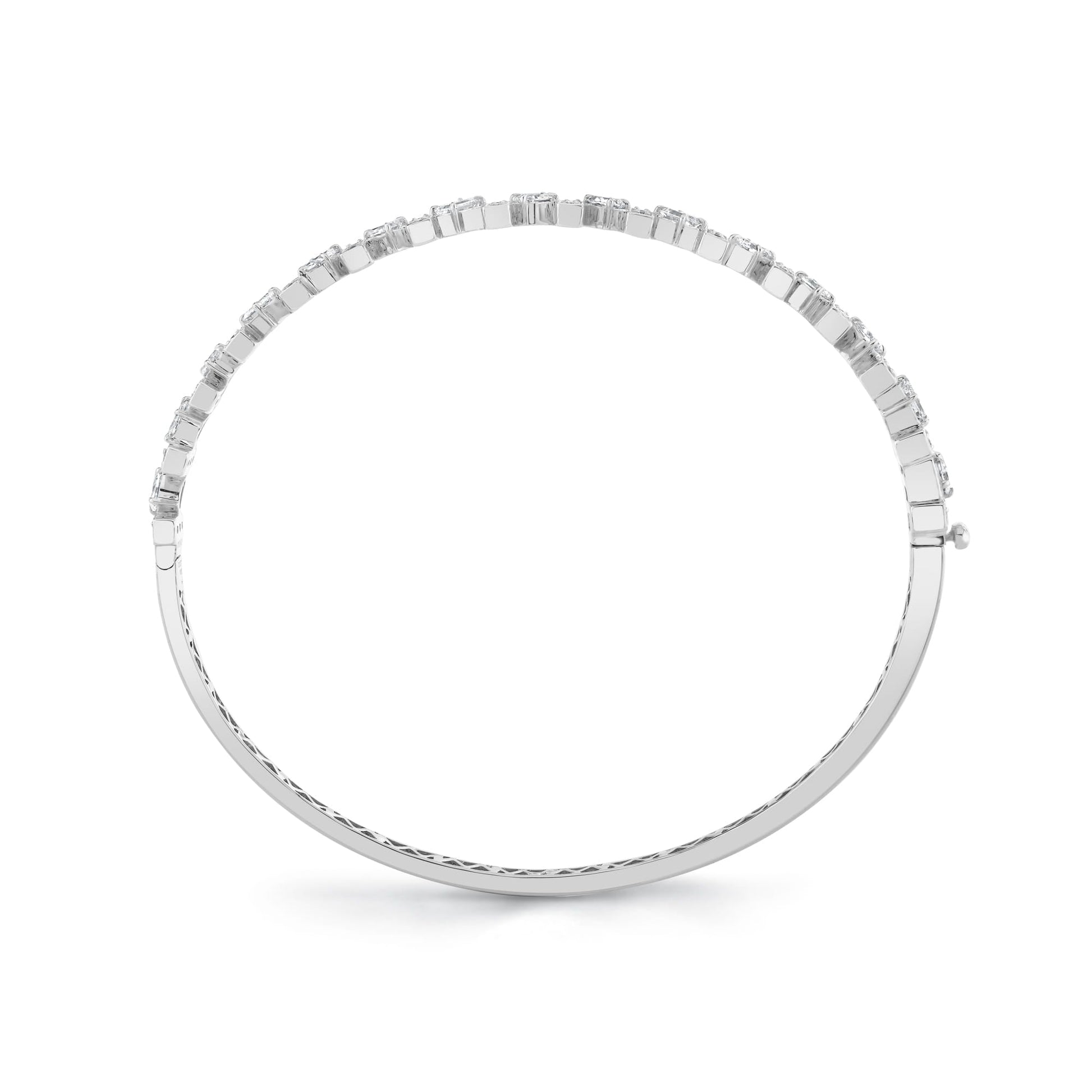 Montage Mixed-Cut Pavé Bar Bangle
