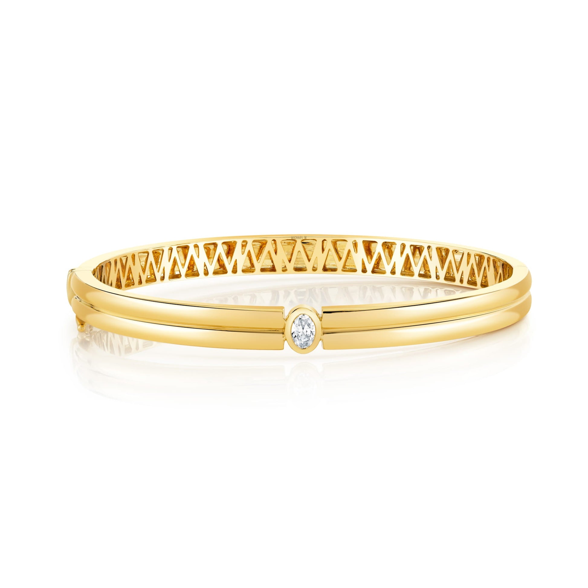 Orb Oval Split Bangle