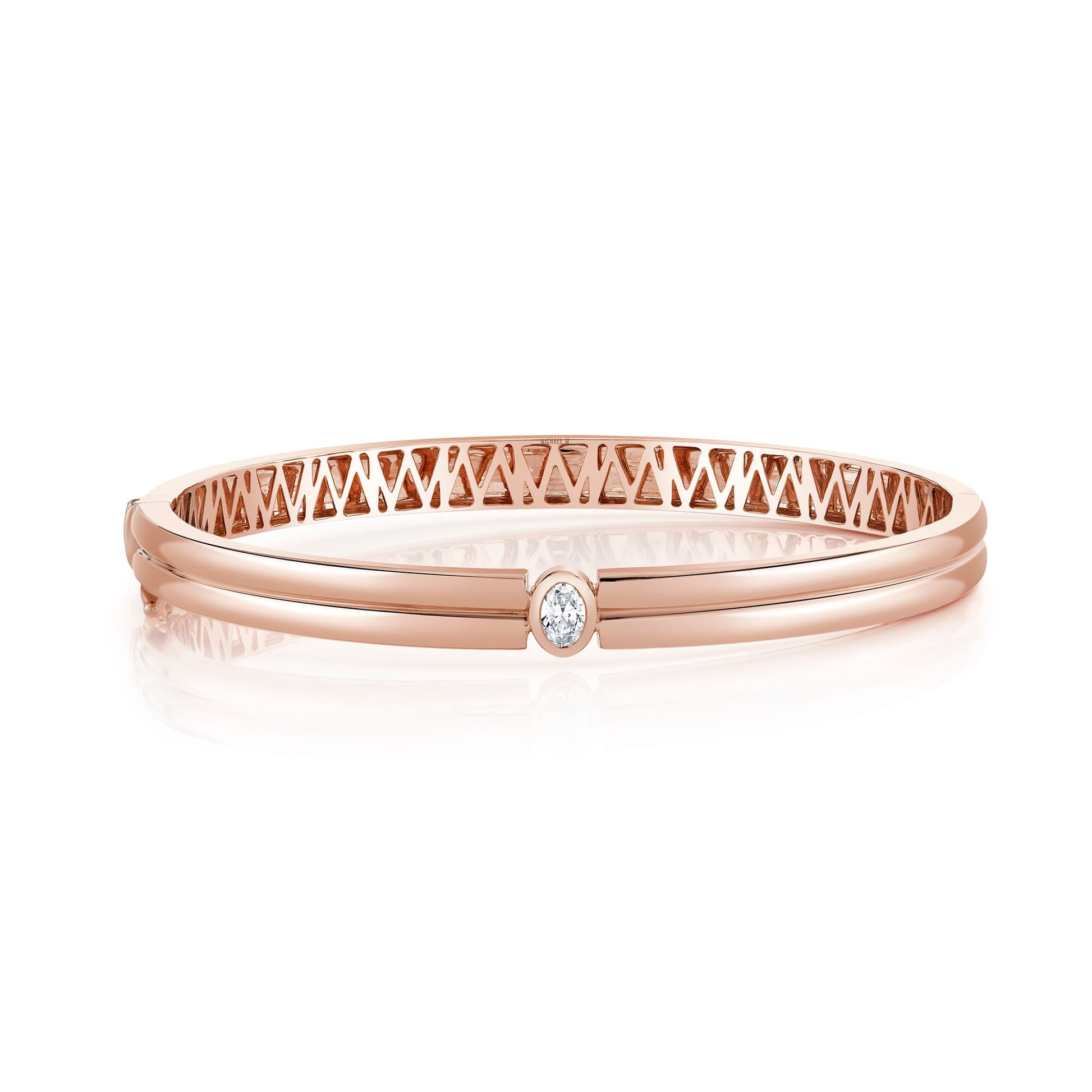 Orb Oval Split Bangle