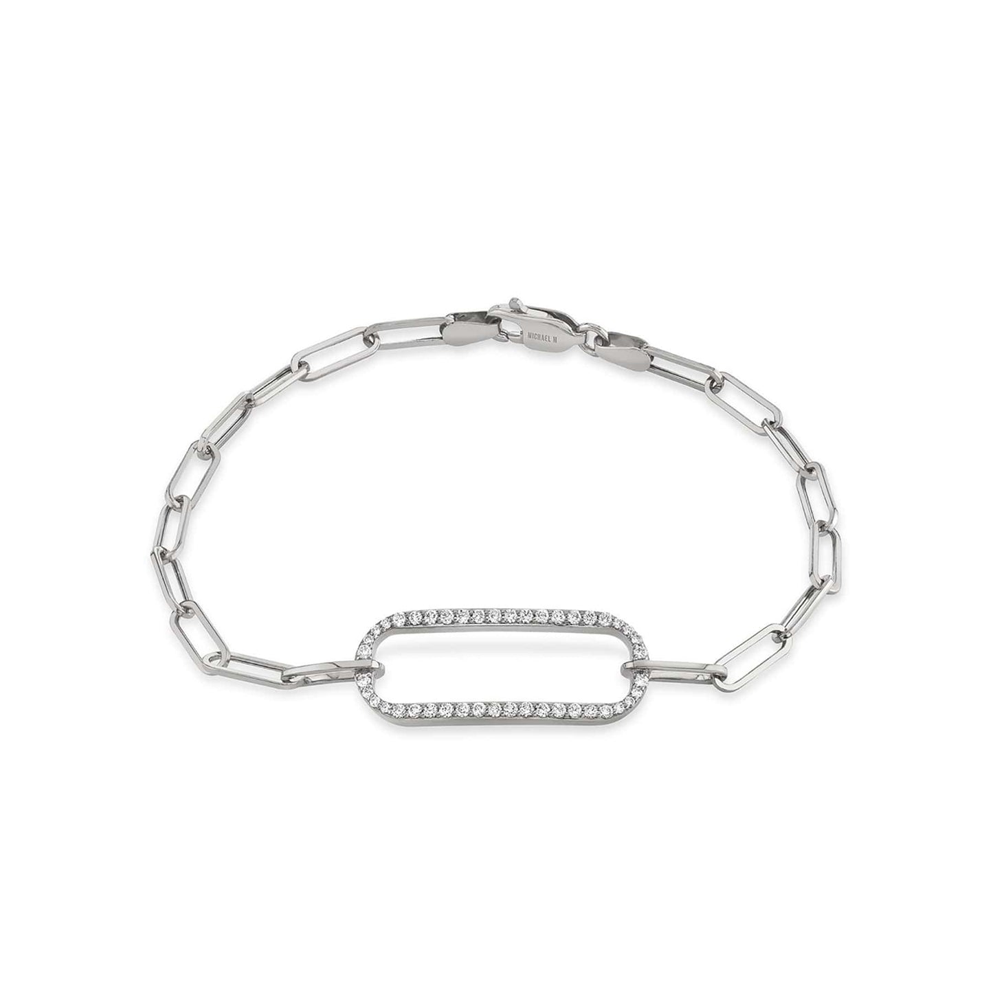 MICHAEL M Pave Singleton Bracelet BR356