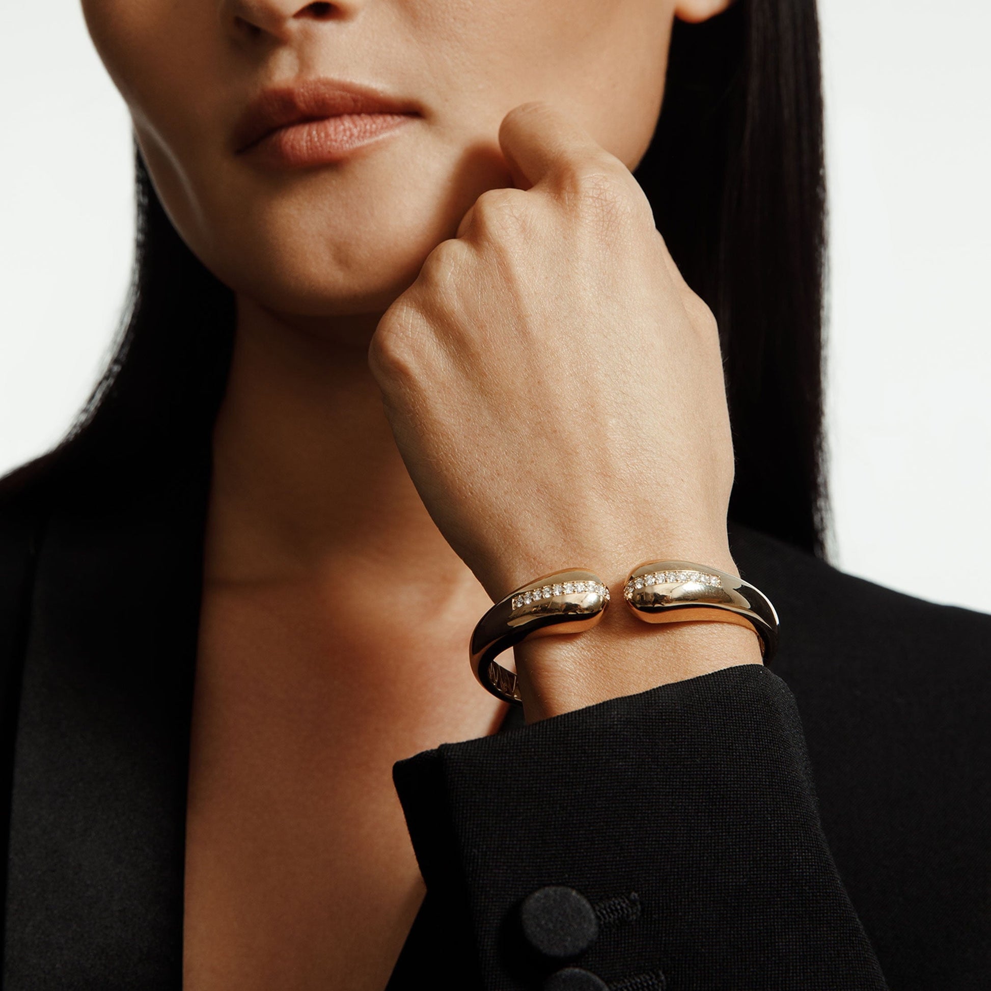 Orb Split Open Cuff
