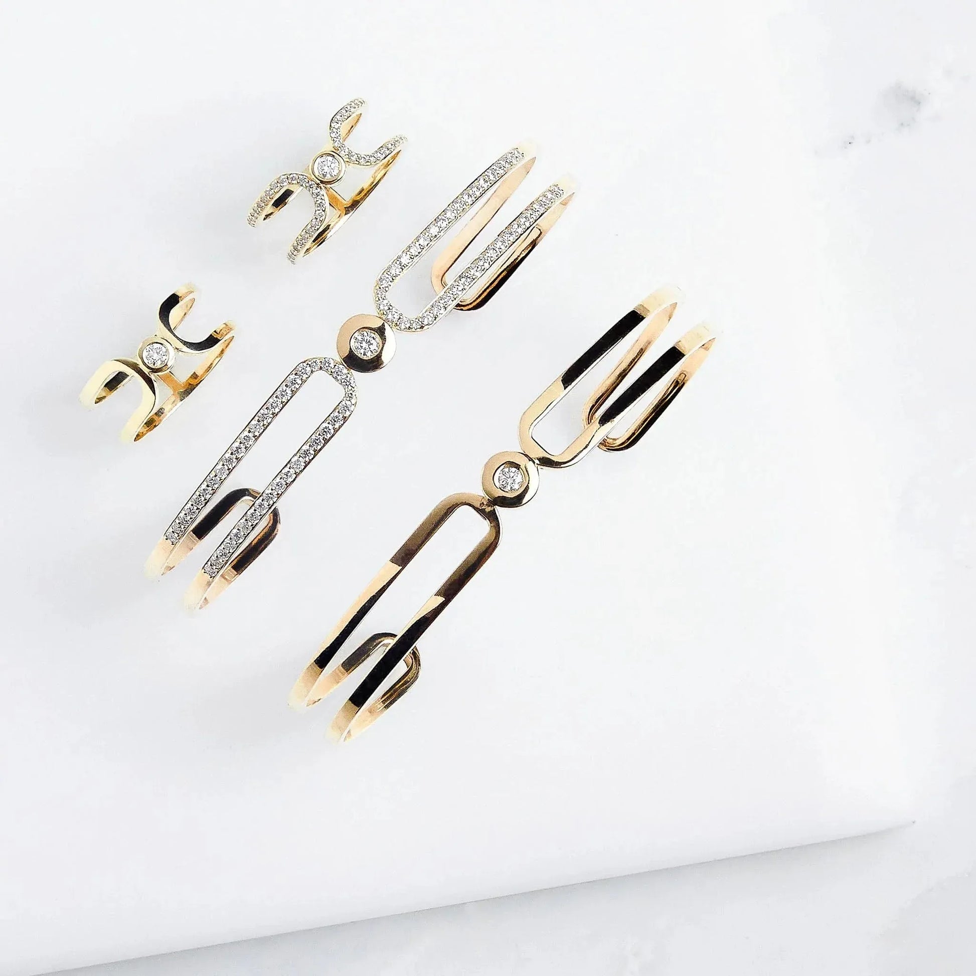 MICHAEL M Pave Alignment Cuff BR359PV
