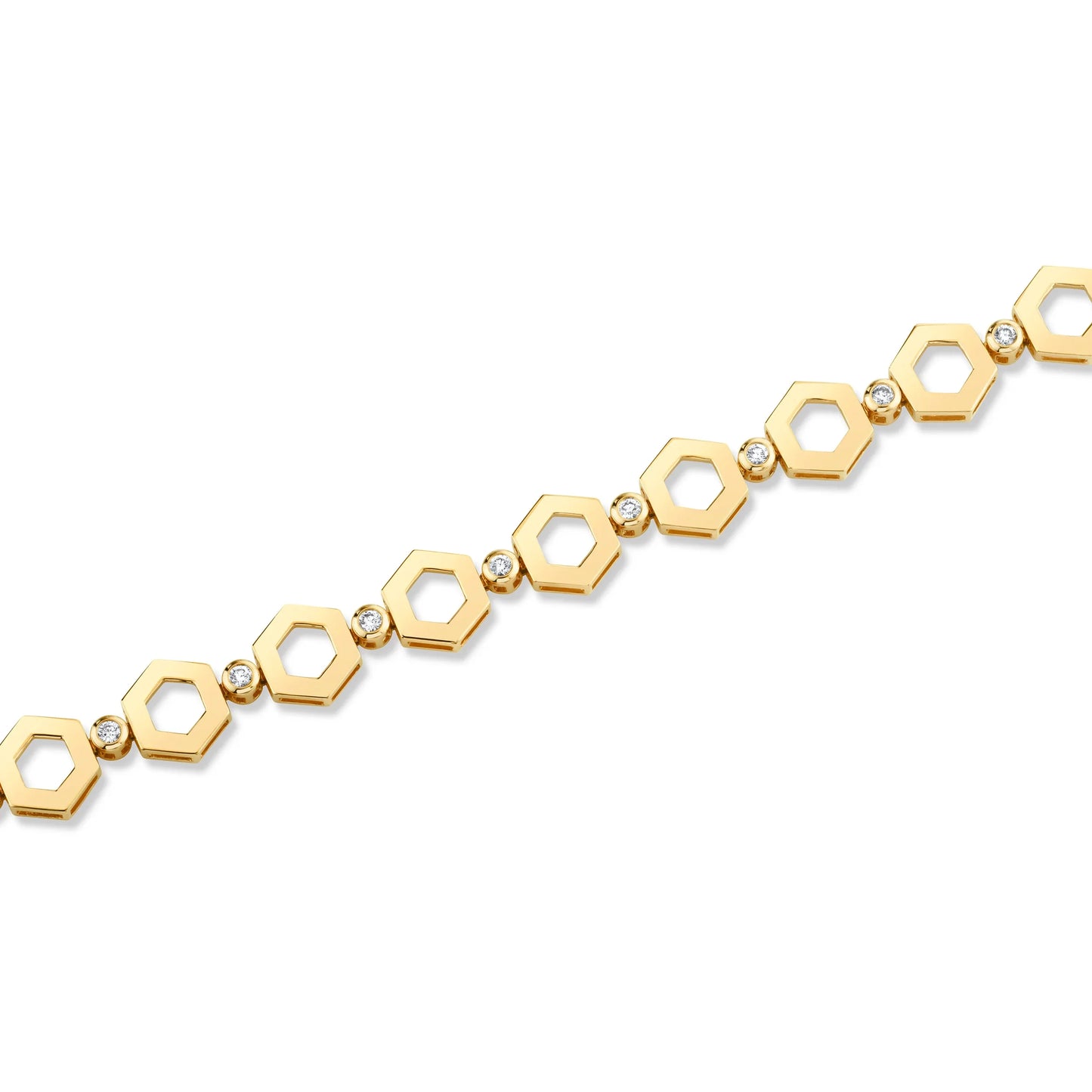 MICHAEL M Plain Hex Infinity Bracelet BR502