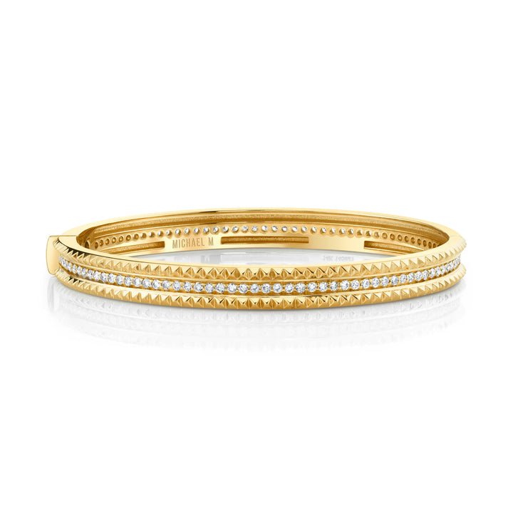 MICHAEL M Tetra Pav√© Bangle BR395