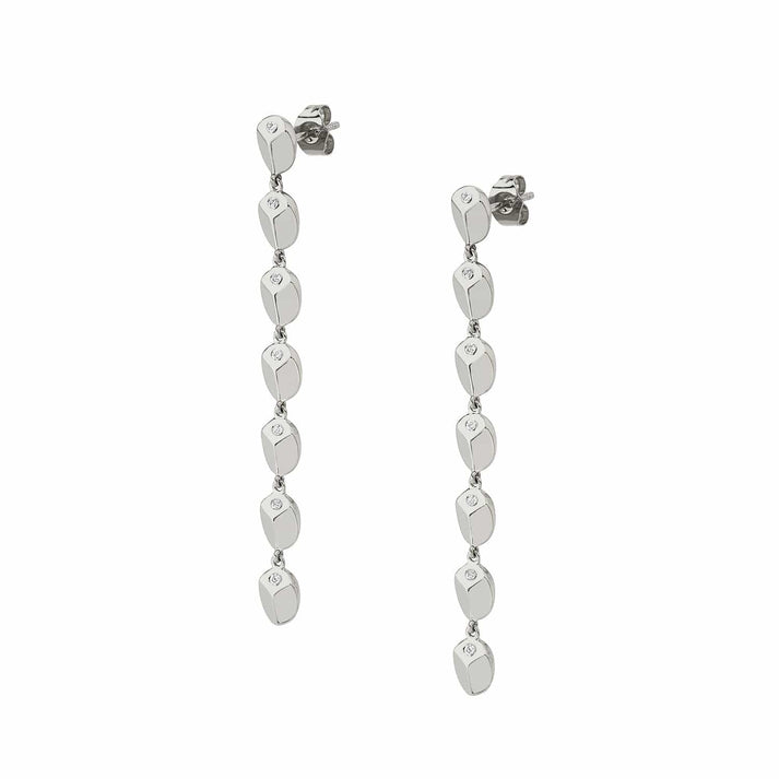 MICHAEL M Carve Drop Earrings with Diamonds ER460YG