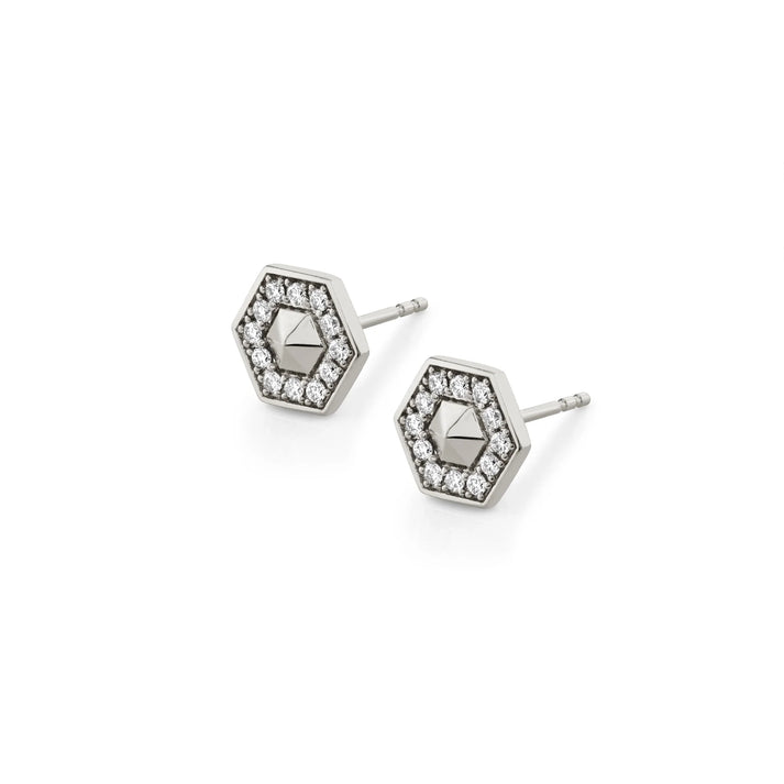 MICHAEL M Mini Hex Studs ER507