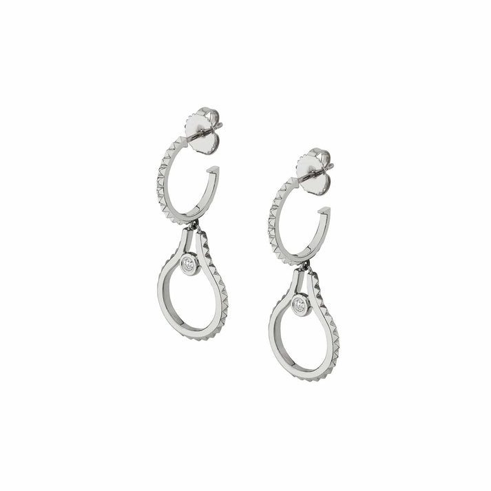 MICHAEL M Mini Signature MM Tetra Earrings ER374