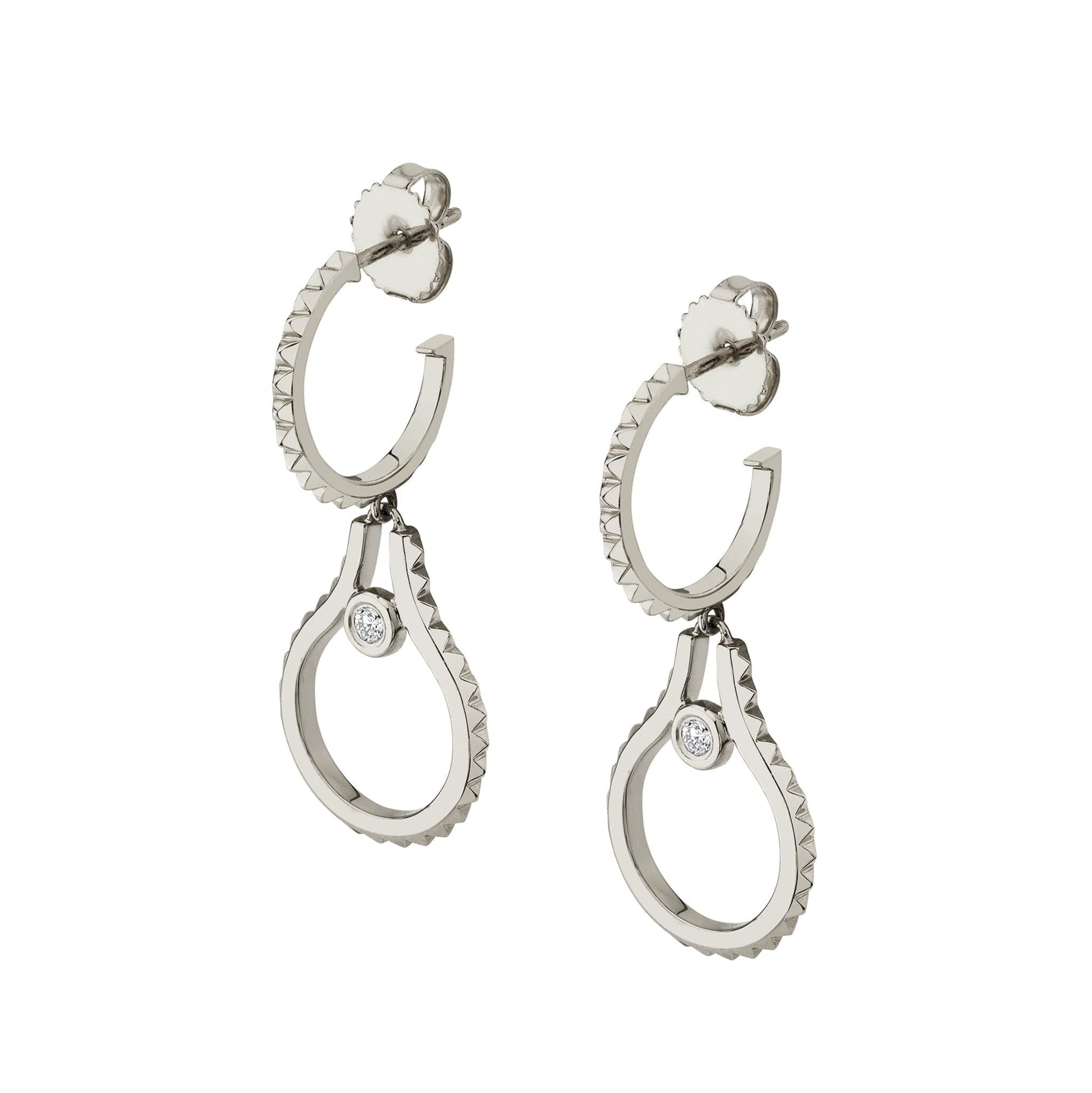 Mini Signature MM Tetra Earrings