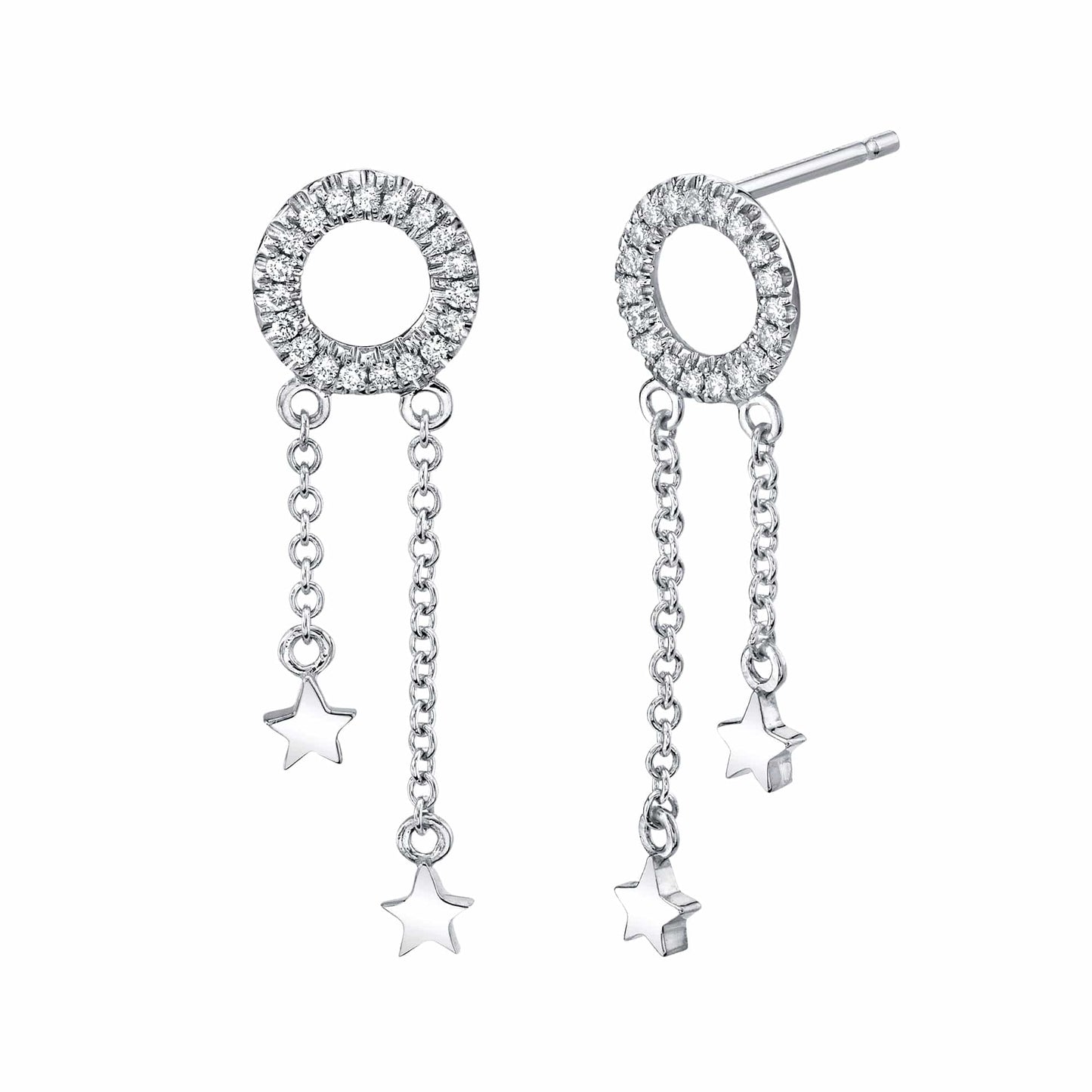 MICHAEL M Mini Star Drop Diamond Earrings ER271YG