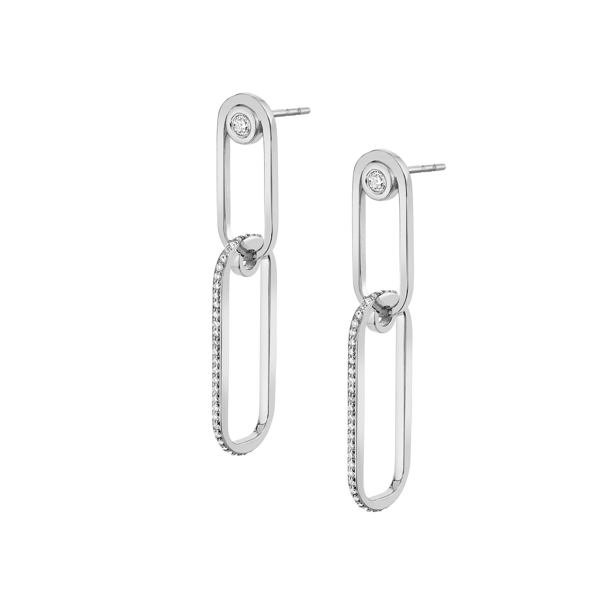 Pavé Couplet Earrings