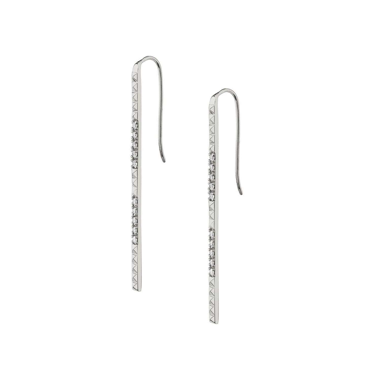 MICHAEL M Pav√© Foundation Bar Earrings ER370YG