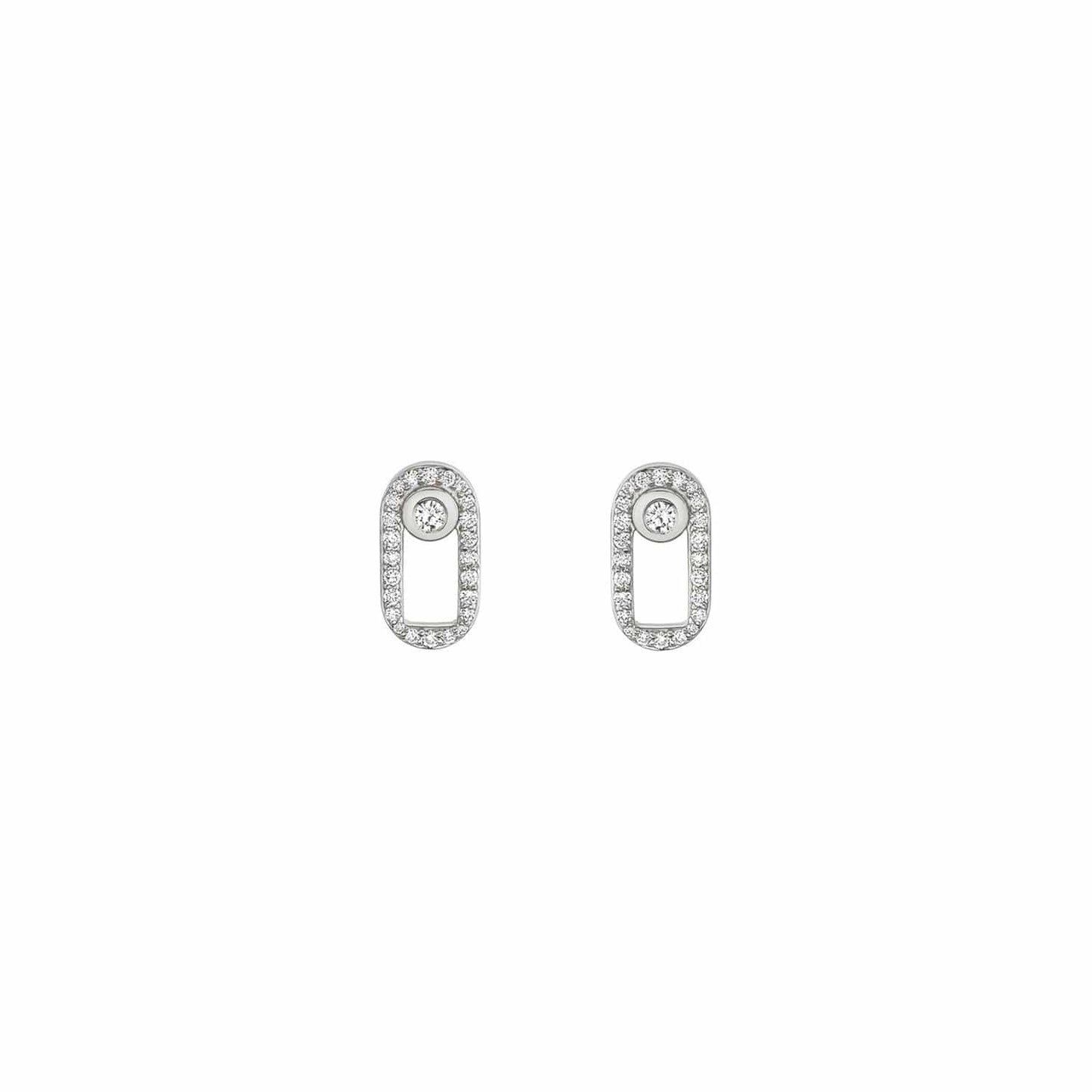 MICHAEL M Pave Singleton Studs ER354PV