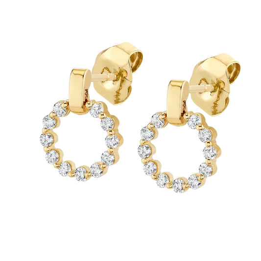 Cloud Single Drop Earrings