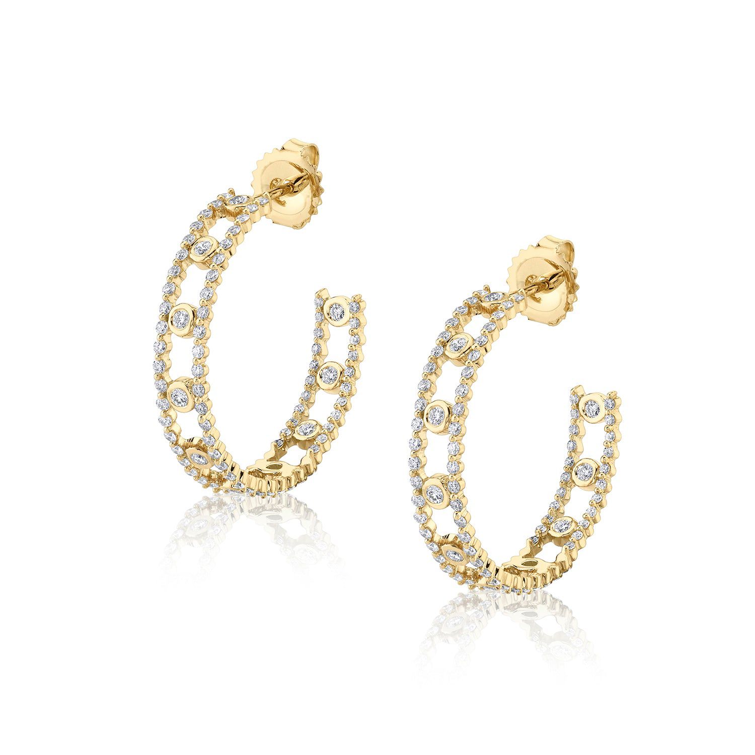 Cloud Stacked Hoops