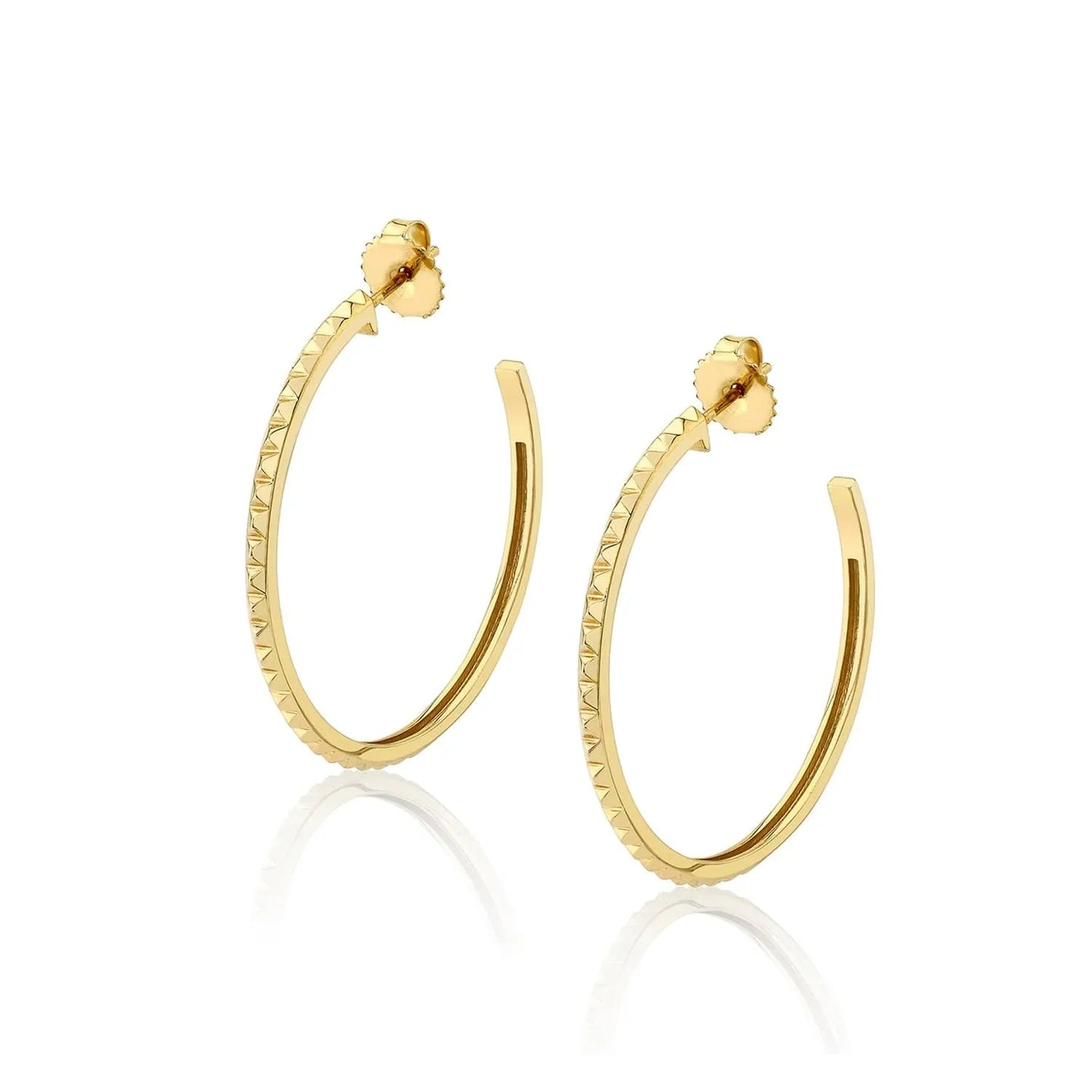 MICHAEL M Foundation Hoop Earrings ER368