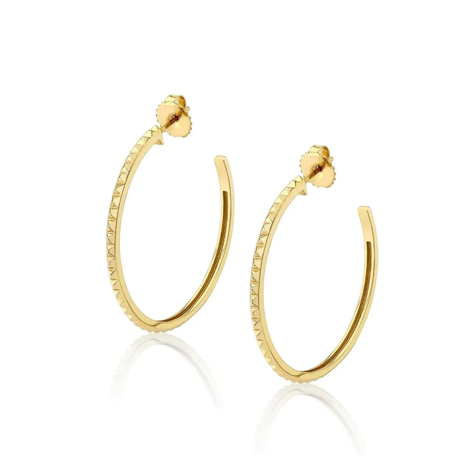 MICHAEL M Foundation Hoop Earrings ER368