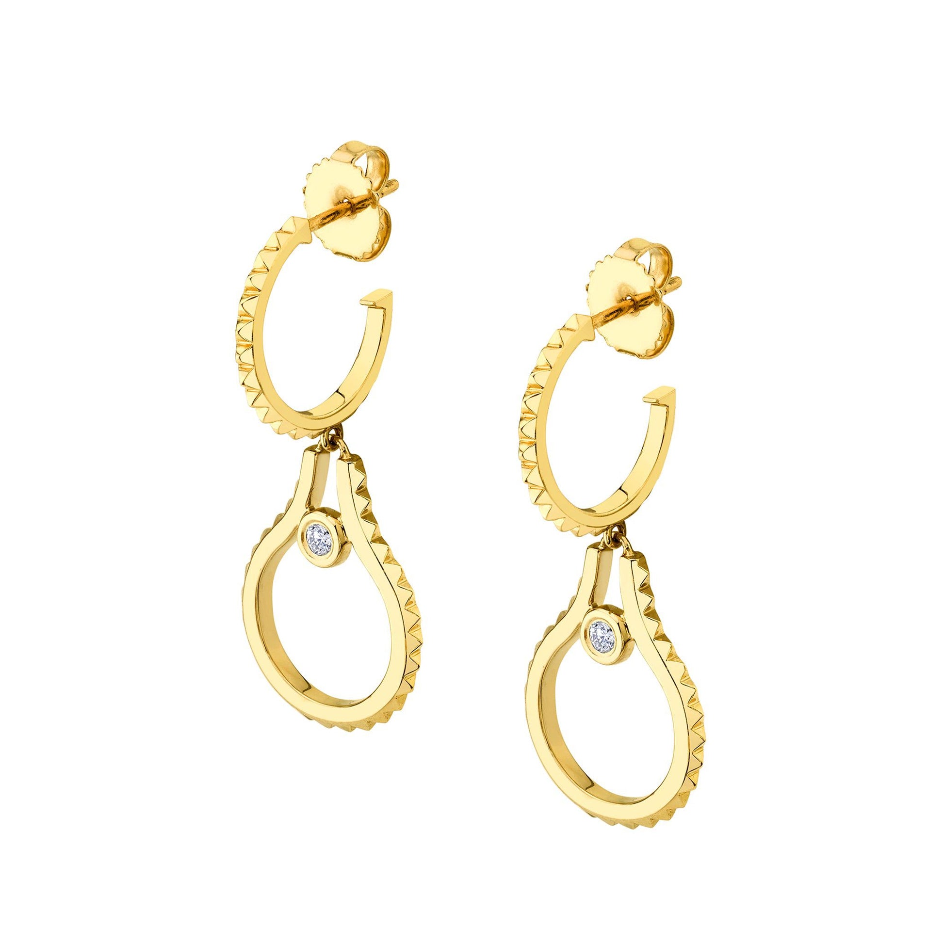 Mini Signature MM Tetra Earrings