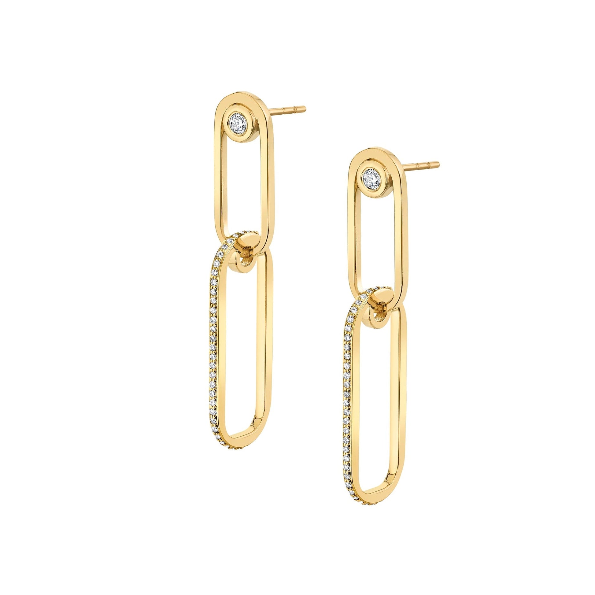 Pavé Couplet Earrings