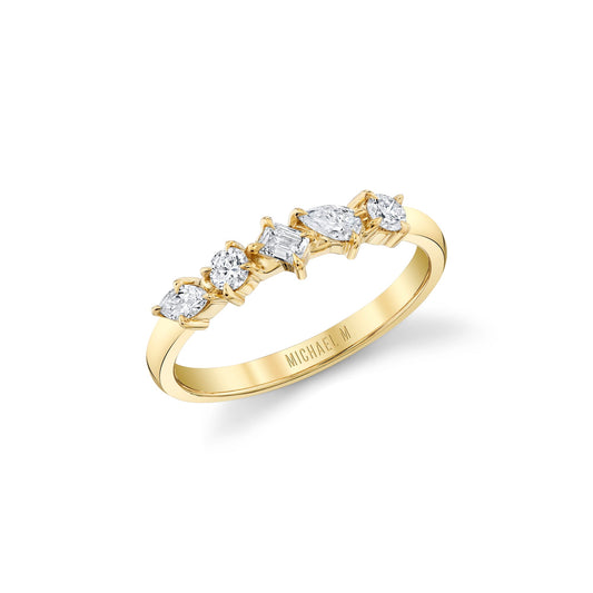 Mini Montage Mixed-Cut Diamond Ring