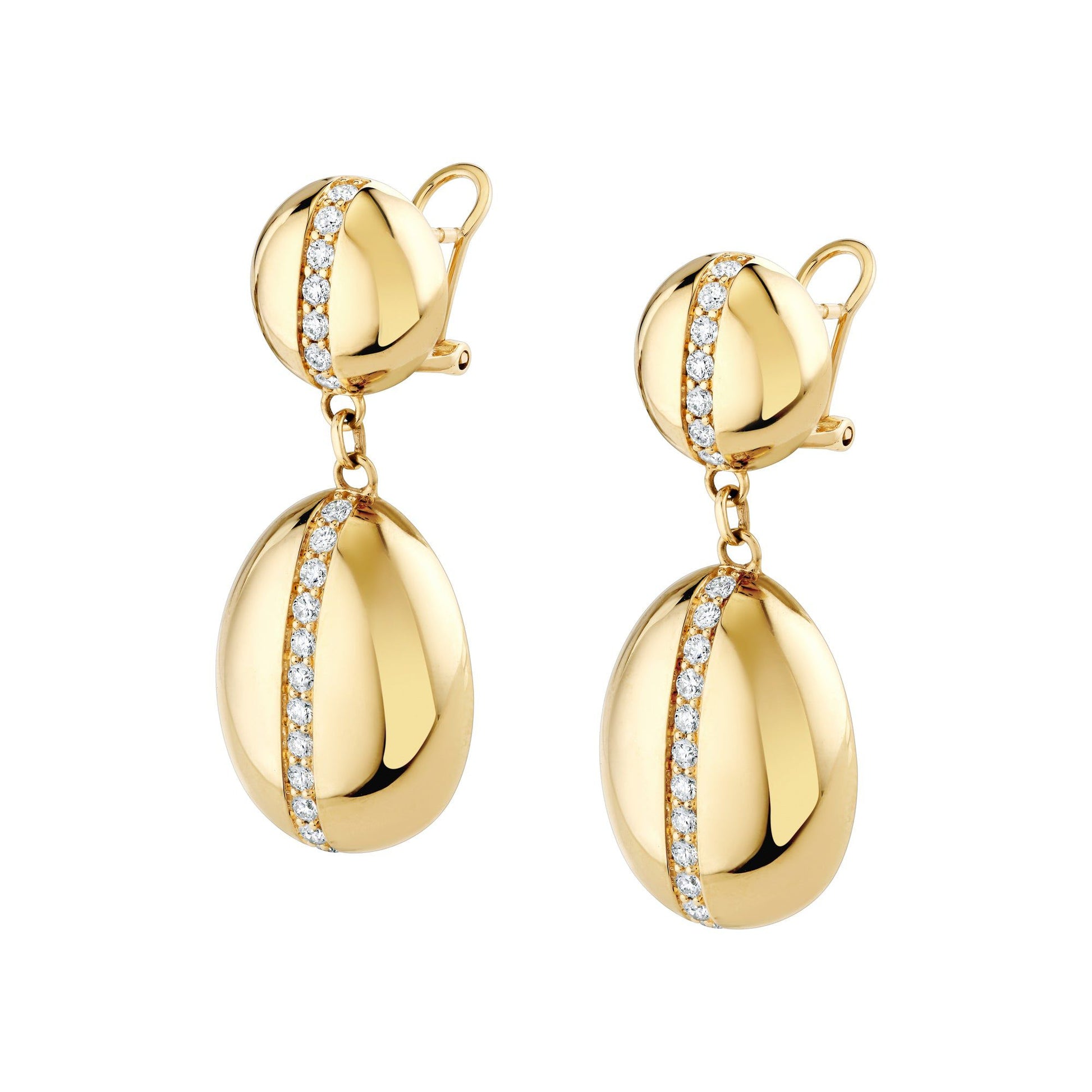 Orb Double Drop Earrings