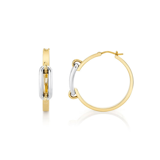 Link Hoop Earrings