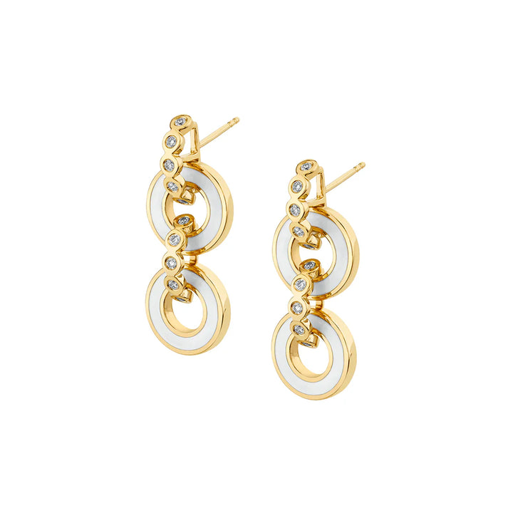 MICHAEL M Chroma Arch Drop Earrings ER493