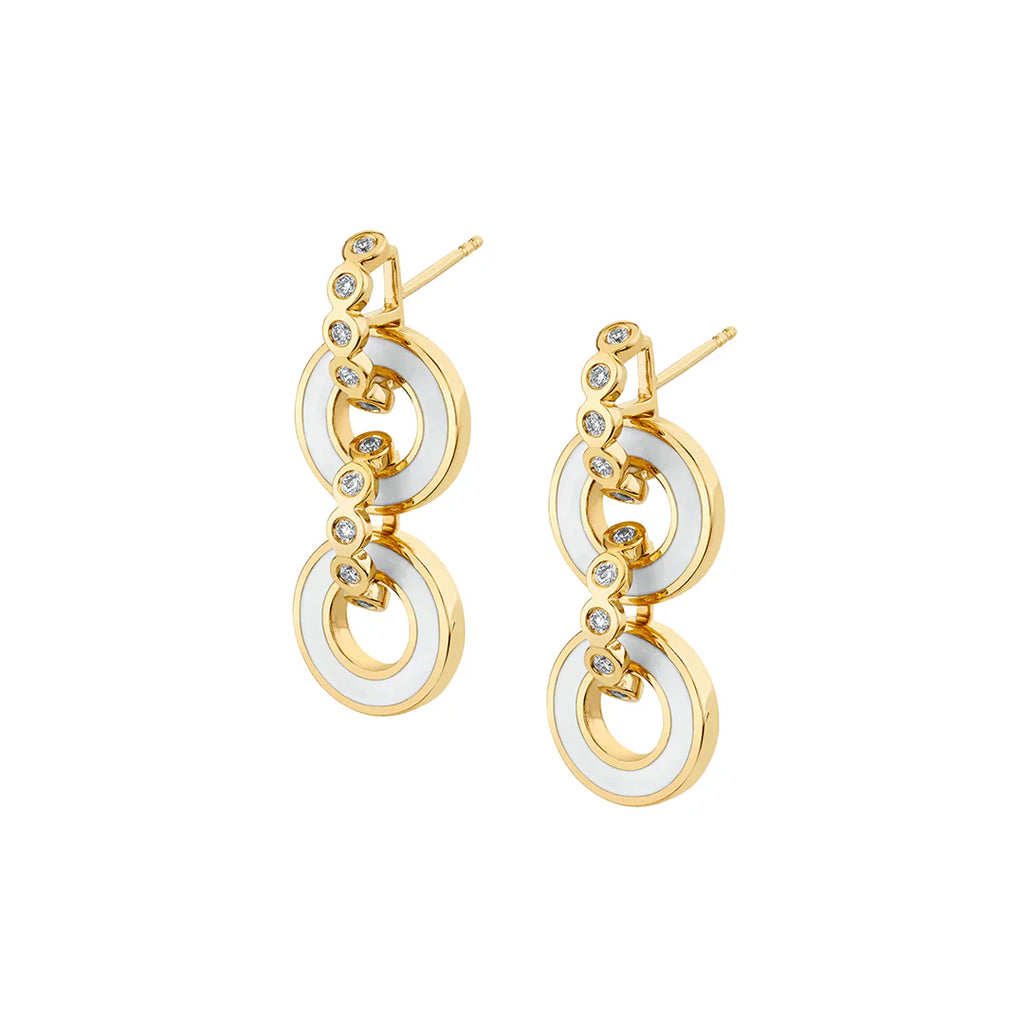 MICHAEL M Chroma Arch Drop Earrings ER493