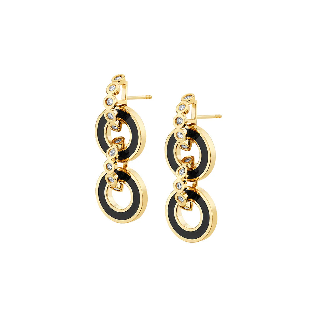 MICHAEL M Chroma Arch Drop Earrings ER493